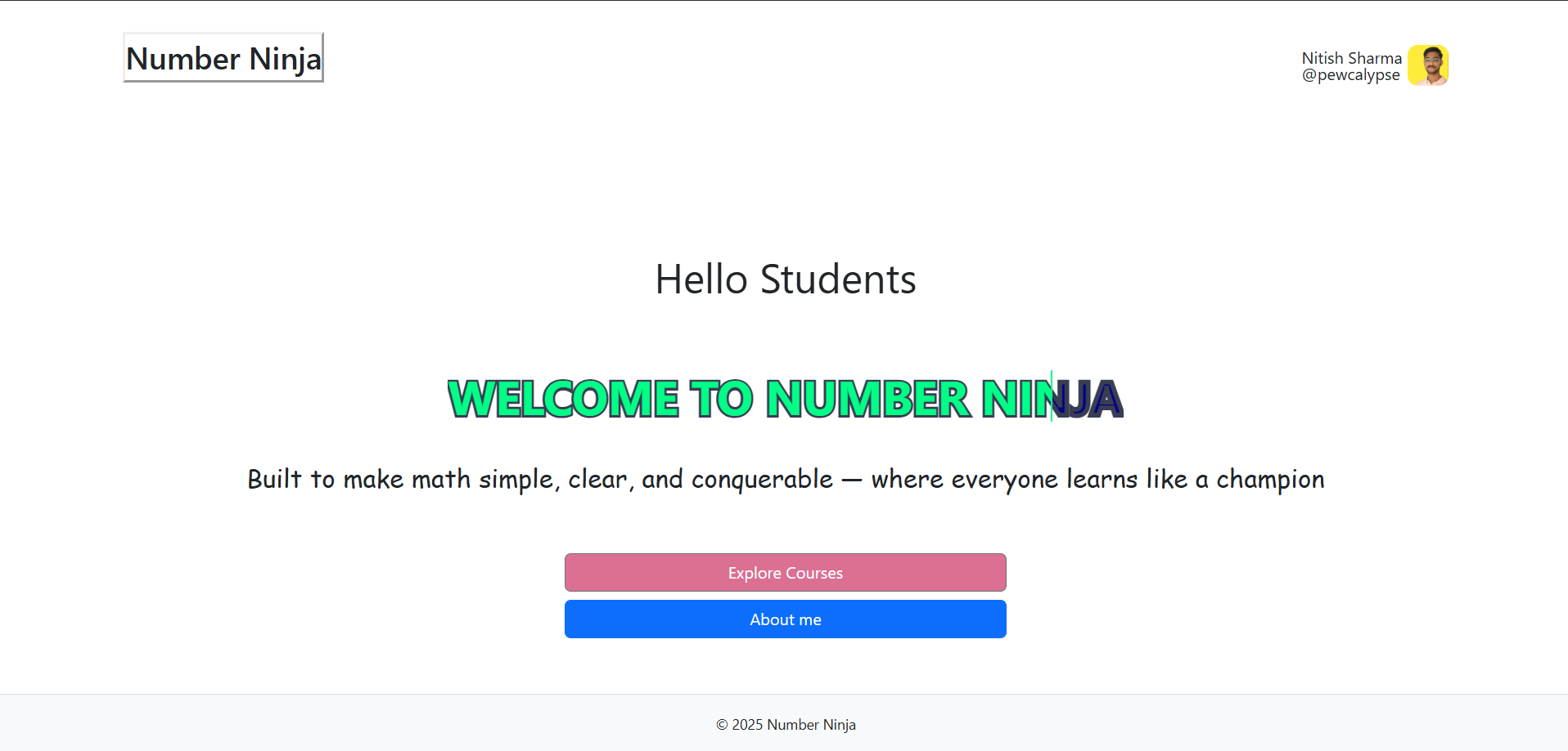 Number Ninja screenshot